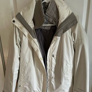 Columbia Winter Jacket White and Gray
